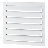 Решетка VENTS ГР 300 х 600 с гравитац жалюзи бел.